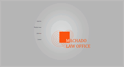 Desktop Screenshot of machadolawoffice.com